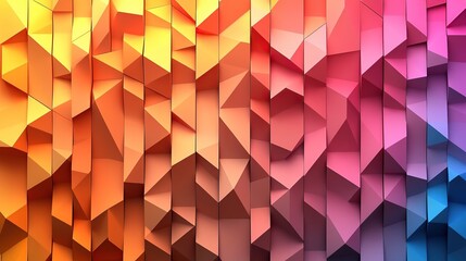 Gradient geometric background with soft pastel triangles, illustration with smooth transitions