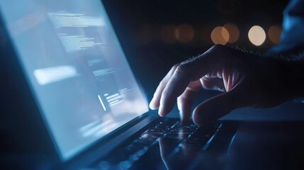 Aufkleber - Businessman's finger touch digital device, hologram displaying documents icons and binary. Cloud service concept. Storage of personal data.