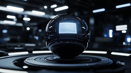 Poster - In addition to a virtual GUI and UI, the Stock’s projector will display a bright HUD. Holograms and portals, sci-fi, and future cyberpunk technologies are included.