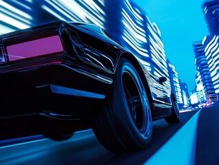 Leinwandbilder - Future transportation concepts. Futuristic autonomous vehicles. Driverless autonomous vehicles. Self-driving vehicles technology. Stock graphics.