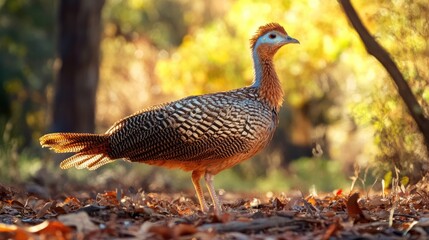 Wall Mural - A Brush Turkey in the Australian Bush