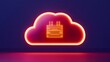 © Phichaphat - Neon Cloud Server Icon - Digital Technology Concept