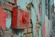 © molokot - Photo of old earthquake alert sensor on wall, showcasing seismic activity and earthquakes.