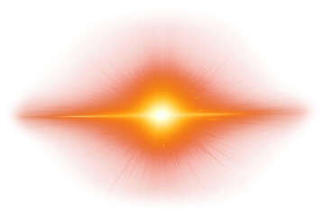 Wall Mural - png orange color lensflare backgrounds light sky.