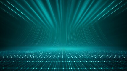 Futuristic digital background with glowing lines and a grid pattern, perfect for technology or design projects.
