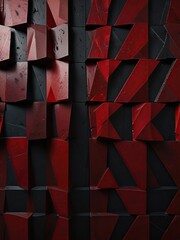 Wall Mural - red and black background