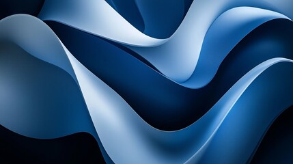 Wall Mural - blue abstract background with white lines