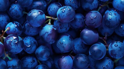 Seamless background of grape