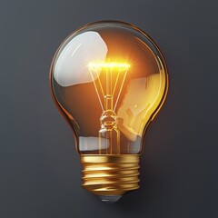 Canvas Print - Lightbulb Glow