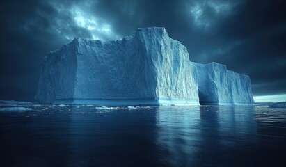 Canvas Print - Iceberg in the Arctic Ocean