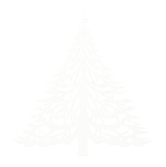 Poster - PNG Christmas tree christmas white white background.