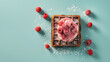 © Alina - Belgian waffle with raspberry