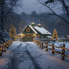 winter in the mountains