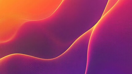 Abstract digital art with glowing particles and a blurred gradient background.