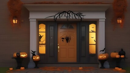 Wall Mural - Halloween decorations