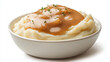 © SynthArt BWG - A bowl of mashed potatoes with gravy on top