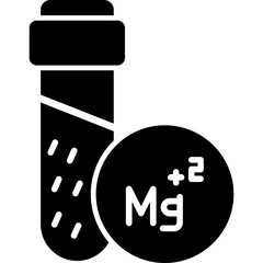 Wall Mural - Magnesium Level Test Icon