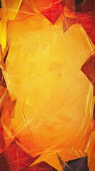 Wall Mural - Vibrant abstract background featuring warm colors of orange and yellow, perfect for creative designs and artistic projects.
