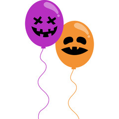 Wall Mural - Halloween Balloon Decoration