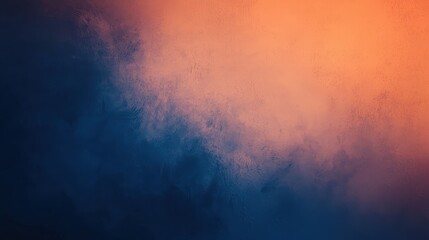 Sticker - A serene blend of blue and orange colors softly merges in the sky, creating a calming backdrop reminiscent of twilight moments. This natural gradient evokes peace