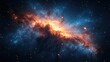 © Vadymation - A breathtaking abstract visualization of a swirling galaxy with nebulae, stars, and celestial bodies, evoking a sense of cosmic wonder and beauty