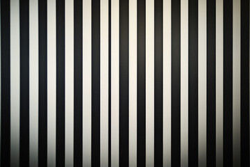 Wall Mural - A minimalist background with thin, evenly spaced vertical stripes in black and white. The classic contrast between the colors creates a clean and modern design with a timeless appeal.