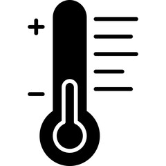 Canvas Print - Thermometer Icon