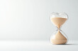 © enterdigital - A modern heart-shaped hourglass symbolizes the passage of time, offering a unique and artistic perspective on time management.