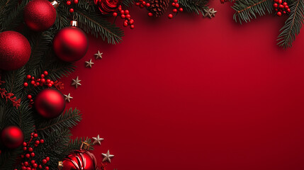 Sticker - Christmas background with Copy Space