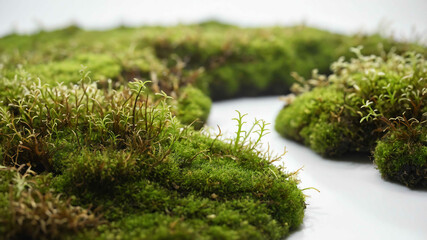 Canvas Print - Moss with plain white background