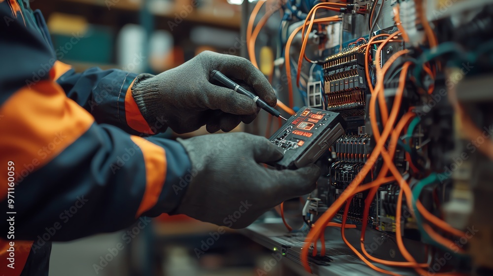 Engineering Testing Stock Images Engineer testing electrical products for safety and compliance ...