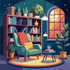 Wall Mural - reading-nook