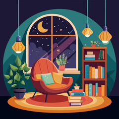 Wall Mural - reading-nook