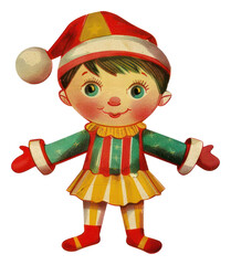 Canvas Print - PNG Christmas kid toy person human baby.