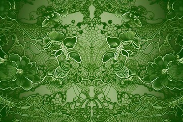 Wall Mural - green background