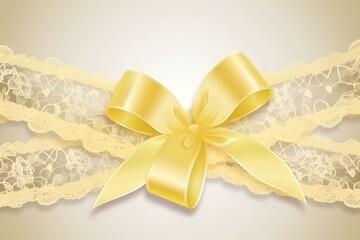 Sticker - christmas background with golden bow