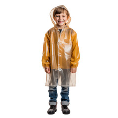 boy with raincoat