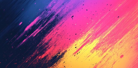 abstract background with diagonal lines and splatter paint