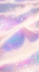 Wall Mural - pastel rainbow sparkling white sand for dreamy background design.