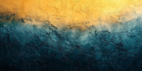 Abstract textured background with a golden yellow top and a deep blue bottom.