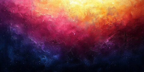 Sticker - Abstract cosmic background with vibrant colors.