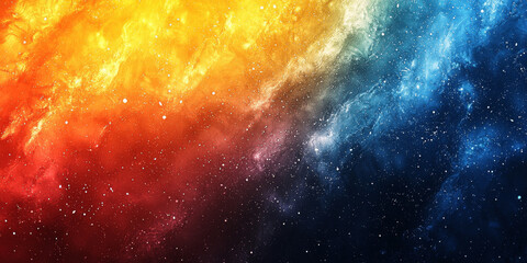 Canvas Print - Abstract cosmic background with vibrant colors.