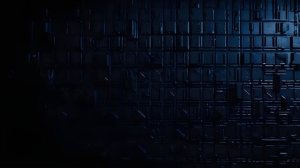 blue binary background