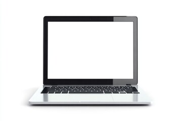 Laptop isolated on white background with clipping path.