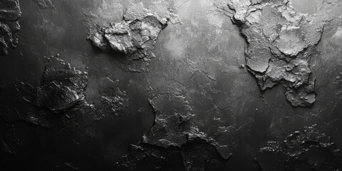 Canvas Print - Close-up of a dark, textured surface.