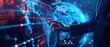 © JK_kyoto - A professional interacts with digital data visualizations on a futuristic interface, showcasing data analysis and technology.