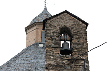 church bell tower of Sant Feliu de Vilac, Val d'Aran, Lleida