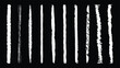 © Propakages - Set of chalk brush lines. Hand drawn grunge lines on chalkboard background. Chalk grainy texture. Art brushes inside.