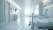 © AlfaSmart - Sterile Hospital Room Interior with Medical Equipment