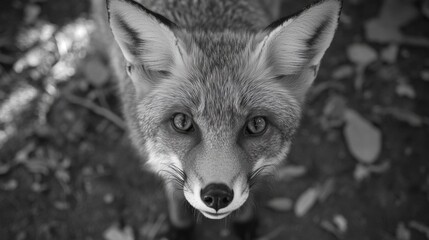 Black Fox Portrait